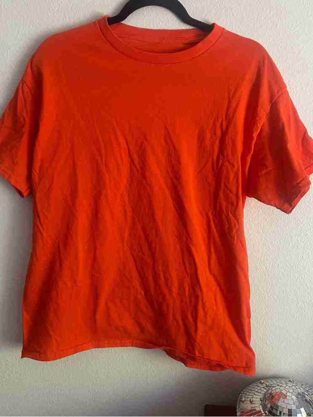 Vibrant Orange Classic Crewneck Tee